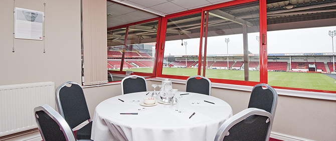 Our executive boxes - walsall fc the venue